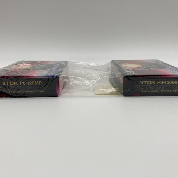 TDK 120 8mm MP Premium Camcorder Video Tape Cassette P6-120MP New Sealed 2 Pack - Picture 3 of 3